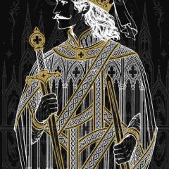 Detail from the Jack of Spades in the Black Ace deck